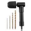 Right Angle Drill Attachment 90 Degree Adapter, 0.8-10mm Keyless Chuck