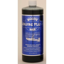 Woody Wax Engine Flush Refill 32oz. Protects and Lubricates Internal Cooling Systems from Salt Water Corrosion!