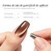 CHERIMOYA Esmalte de Uñas de Gel Ojos de Dorado Marrón