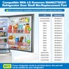 UPGRADED MAN62750201 Refrigerator Door Basket Compatible With LG Kenmore LDCS22220S
