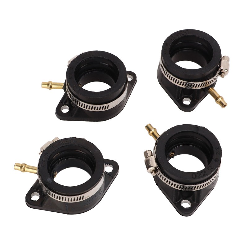 4 Pcs Carburetor Intake Manifold Boots 16065‑028 Rubber Inlet Joint