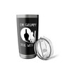 Funny Cat Shadow I'm Grumpy Deal With It Stainless Steel