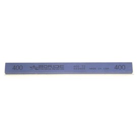 Boride T2 Series 6" x 0.5" x 0.25" Narrow Sharpening Stone with Aluminum Mounting for Edge Pro (For Recurve Blades) 800 Grit