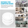 2-3/8" Spring Desk Grommet, JTemgle Plastic Cable Hole Cover with