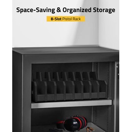 CVLIFE Foam Pistol Rack Handgun Holder for Gun Safe Gun Cabinet Accessories Pistol Holder Handgun Rack Pistol Stand 8 Slots