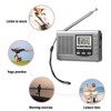Portable Mini Radios FM/MW/SW Receiver with Digital Alarm Clock FM