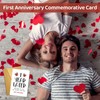 1st Anniversary Card,Happy 1st Wedding Anniversary Card,1 Year Aniversary Card
