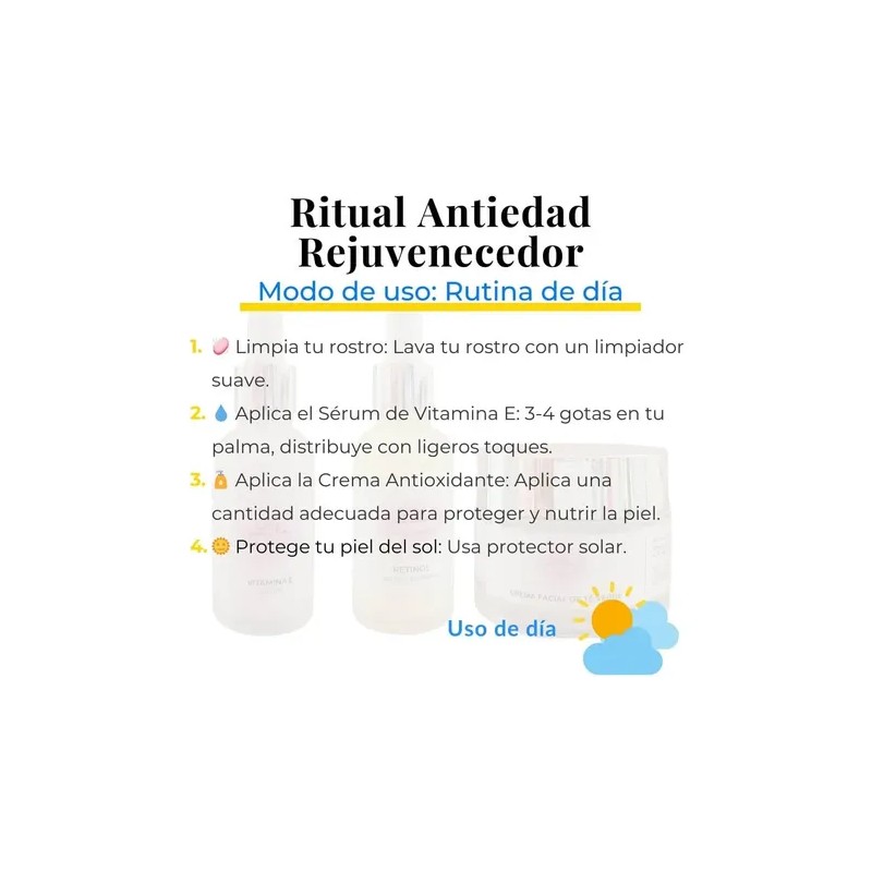 Kit Antiedad Y Rejuvenecedor Lilo Skincare Vitamina E