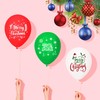 Vinsani 25pcs Christmas Party Balloons Decoration Set 12 Inch Latex