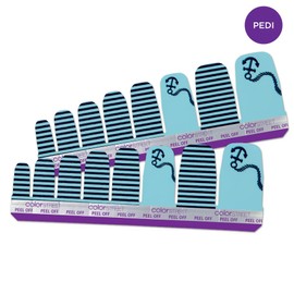 Color Street 'Anchors Aweigh' (FPC022) - Nail Polish Strips Seas the Day 2024, 16 Count (Pack of 1)