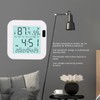 Digital Hygrometer Indoor Thermometer, Wired Room Thermometer and Humidity with