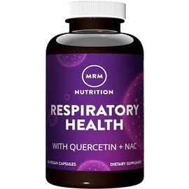 MRM Respiratory Health | with Quercetin + NAC | Supports Liver & Mitochondrial Health | Vegan + Non-GMO + Gluten Free | 30 Servings