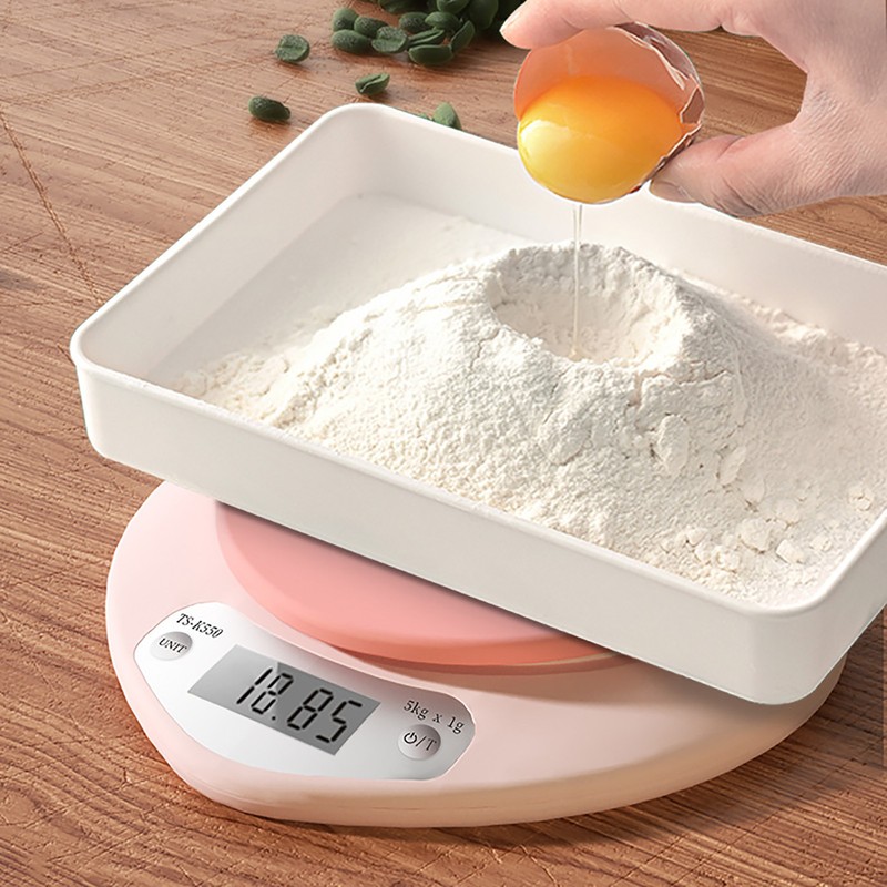 Digital Food Scale HD LCD Display 3 Units Accurate Heart
