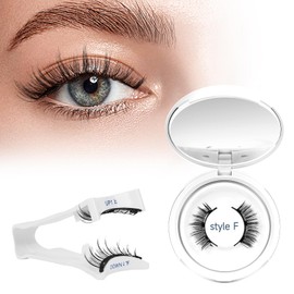 Higu clace Magnetische Wimpern,Magnet Wimpern Ohne Eyeliner,Magnetische Wimpern mit Applikator,Wimpern Magnetisch Natürlicher Look,Kein Kleber erforderlich Wimpern Magnetic(SET-3F)