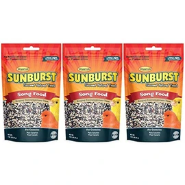 Higgins 3 Pack of Sunburst Song Food Singing Encouragement Treats for Canaries, 3 Ounces Each