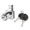sourcing map Push Lock for Sliding Glass Cabinet Door Fits