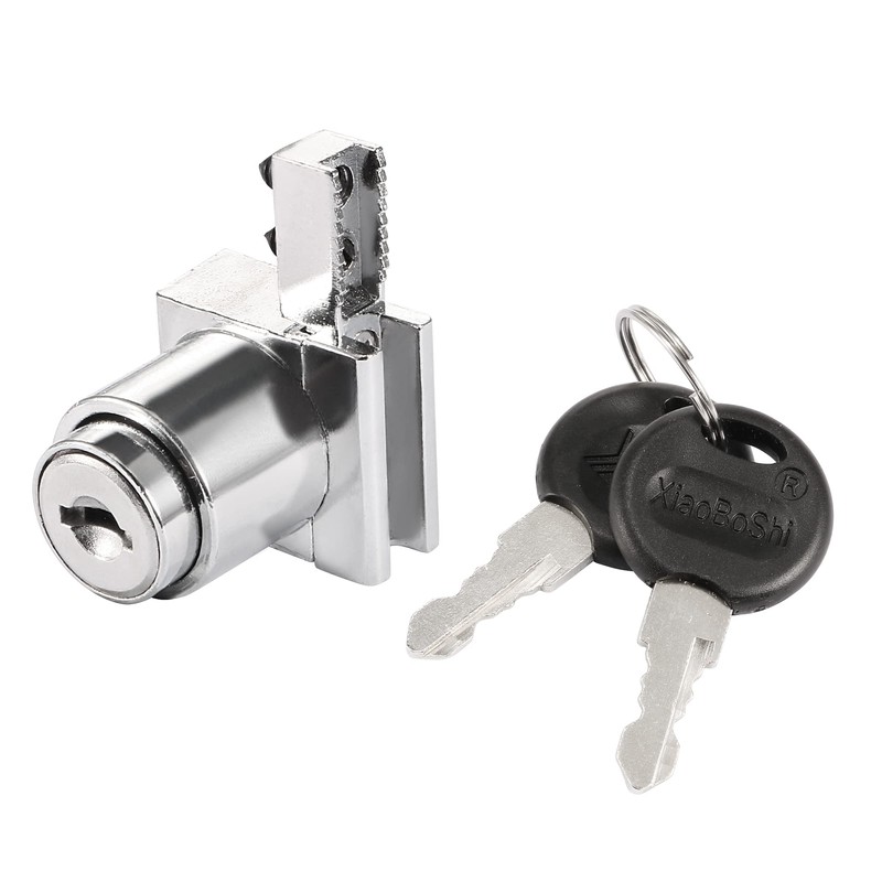 sourcing map Push Lock for Sliding Glass Cabinet Door Fits