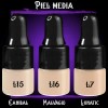 Kit Muestras De Base Maquillaje Líquido Mate Malagna Varios