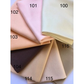 UD_De Witte Engel Doll Jersey Skin Coloured Fabric DIY face and Body Doll Making 25 x 80 cm (Dark Brown 104)