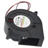 Turbo Blower Cooling Fan Exhaust Centrifugal Fan 4800RPM 42.8CFM 62.4mmh2o