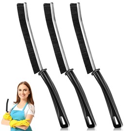 CZNBZIU Crevice Cleaning Brush,crevice cleaning brush3 Pcs Gap Cleaning Brush Crevice Cleaning Tool for Narrow Corners in home Kitchen Bathroom and Window Groove (Stainless steel)