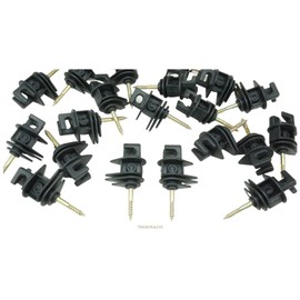 20 x Screw In Heavy Duty Electric Fencing Insulators