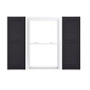 Duralok Vinyl Exterior Shutters | One Pair | Louvered 50/50