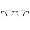 Cyxus Titanium Frame Glasses for Men Semi Rim Eyewear Square