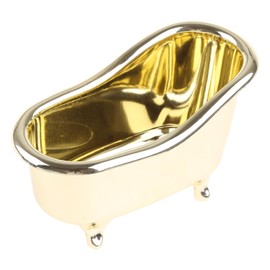 Meiliyizu Bathtub Shaped Storage Bin Jewelry Cosmetic Organizing Box Large Capacity Mini Organizer Holder Waterproof Easy Cleaning
