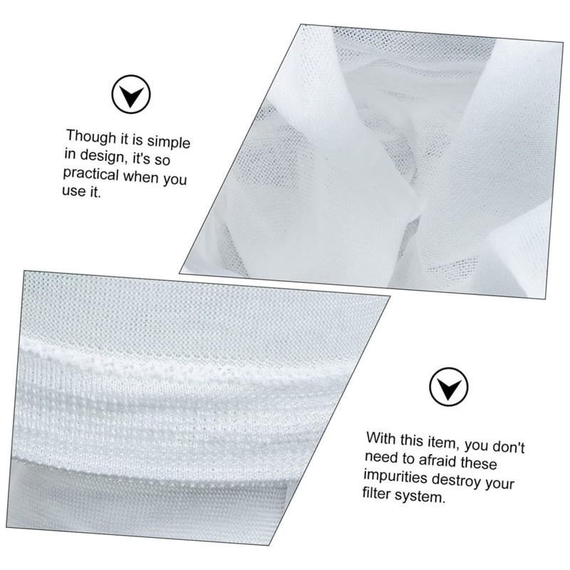 Levemolo 20Pcs Pool Skimmer Socks Elastic Mesh Basket Filters for
