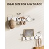 AMADA HOMEFURNISHING Coat Rack Wall Mount 2 Pack, Coat Hooks