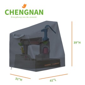 Water Table Cover for Step 2 Pump & Splash Discovery Pond Water Table,Water Play Table Cover Outdoor, Kids Water Sensory Table Pool Cover,Cover for Sand and Water Table Toys,Black