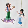 Gisela Graham Aladdin and Jasmine hanging decorations