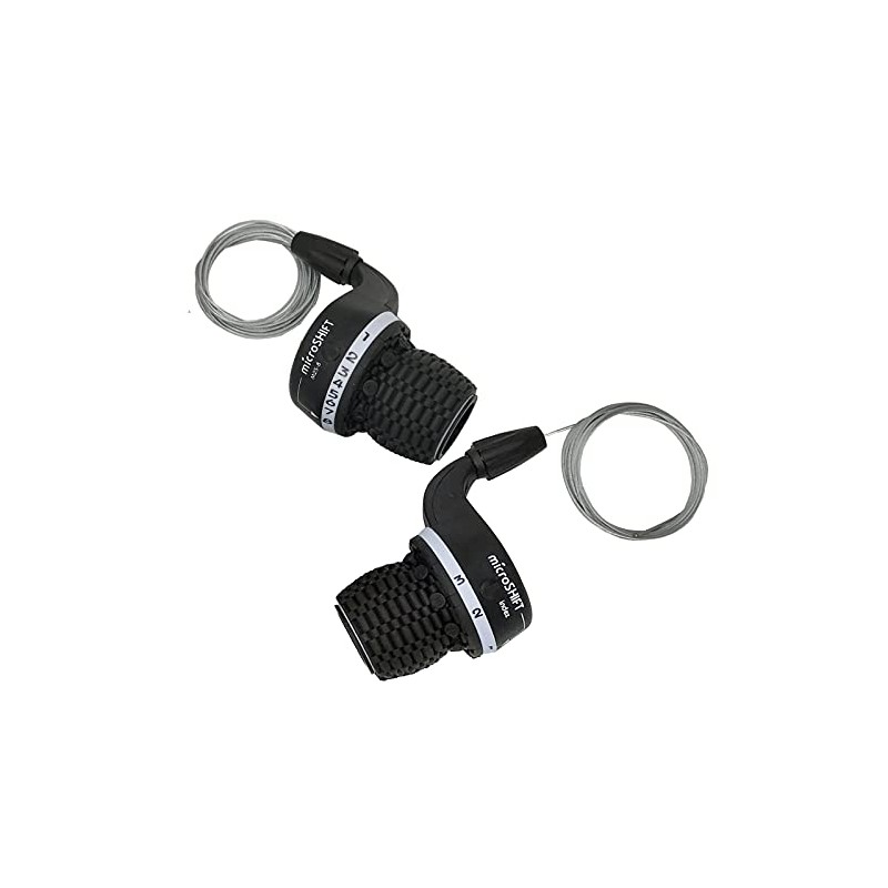 Microshift MTB Bike Bicycle Twist Grip Gear MS25-8 Shifters 3X8