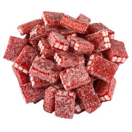 Cozy Confections Sour Strawberry Licorice Bricks, 1 Pound