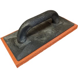 Orange Rubber Coarse Sponge Float 280 x 140 x 18 mm Plastering Rendering (1SFCH)
