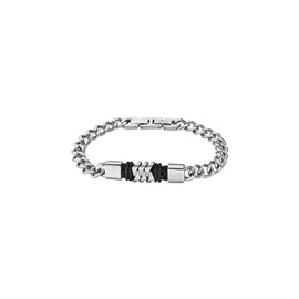 Pulsera Lotus Style Men Basic para Caballero en Tono Plateado