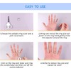 Ryaner Ring Size for Loose Rings,16pcs set, Invisible Clear Silicone,
