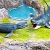 Gemini&Genius Mosasaurus and Megloden Dinosaur Toys, Ocean Monsters Shark Action
