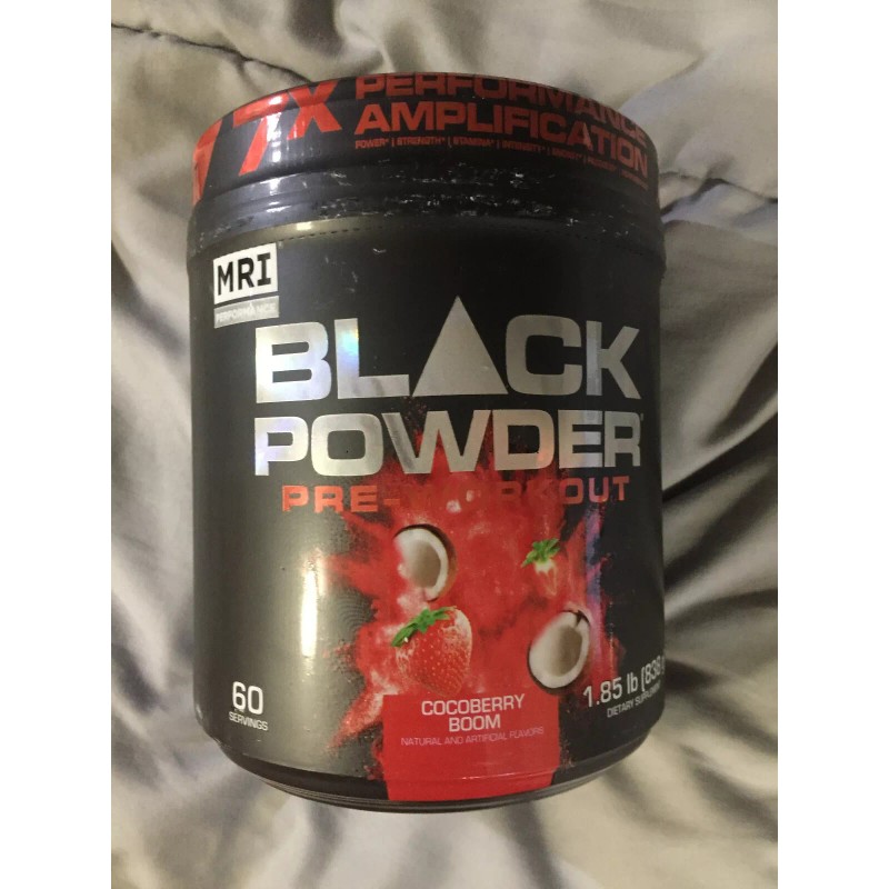 MRI BLACK Powder Pre-Workout Coco Berry Boom Flavor 60 servings