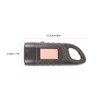 Hand Crank Solar Powered Rechargeable Flashlight Mini Solar Flashlight for