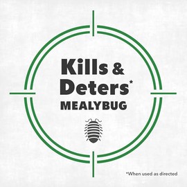 Mealy Bug Killer (16oz) | Kills On Contact, Natural Oil Formula, For Soil & Plants, For Indoor & Outdoor Plants, Made in USA