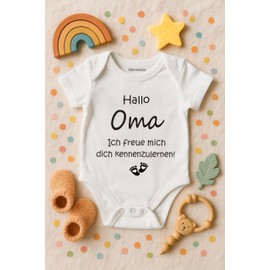 Glimnerize Pregnancy Proclamation Baby Proclamation Baby Bodysuit Offspring Announcement Gift Gender Reveal Newborn You Will Be Grandma and Grandpa, A2-Grandma