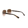 Coach HC7111 Sunglasses, Light Gold/Brown Gradient, 57 mm