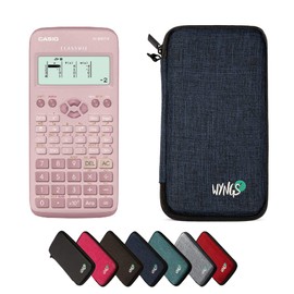 CALCUSO Economy Pack: Casio Calcuso FX-83GT X Technical Scientific Calculator and WYNGS Protective Case in Blue