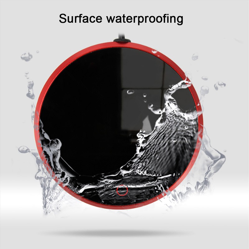 Waterproof Touch Heating Cup Mat Warm Pad Electric Coaster for
