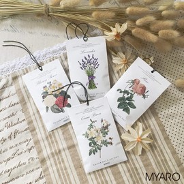 MYARO Jasmine Scented Sachets for Drawers and Closets, Pack of 12