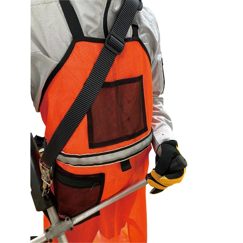 Safety 3 Garden Apron, One-Touch Apron, Orange Free
