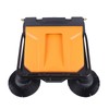 26Inch Walk-Behind Hand Push Floor Sweeper, Floor Sweeper Manual, 15L