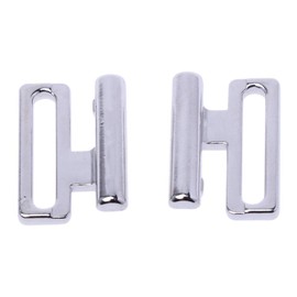 Qisuw Buckle Clips 10set Metal Alloy Buckle Bra Swimwear Bikini Clip Closure Hook Sewing Making DIY